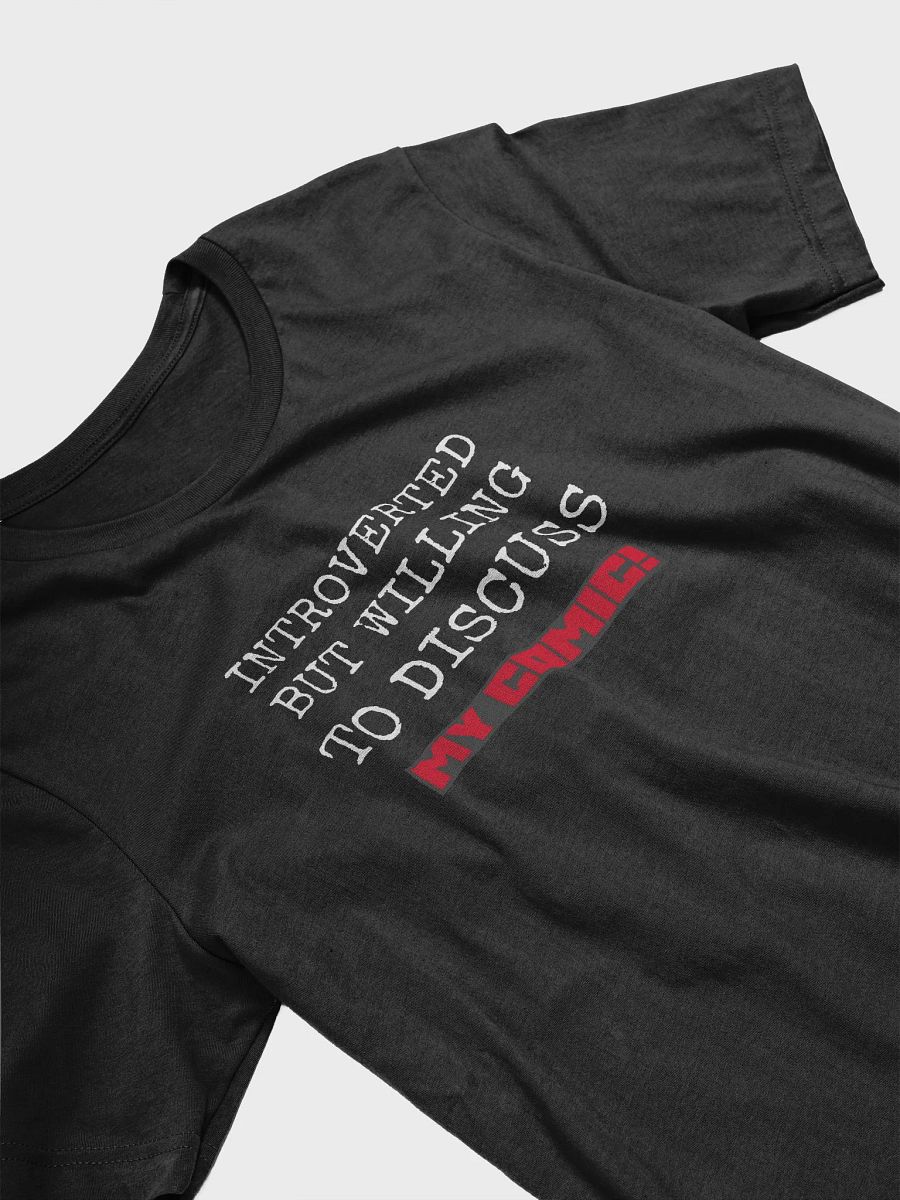 Comic Fan T-Shirt, Introverted But Will Discuss My Comic, Comic Fan T-Shirt, Artist Gift Shirt, Unisex Comic Shirt, product image (3)