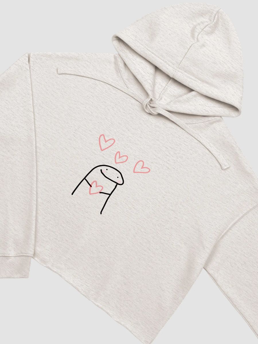 Heartfelt Meme Cartoon Character Crop Hoodie product image (10)