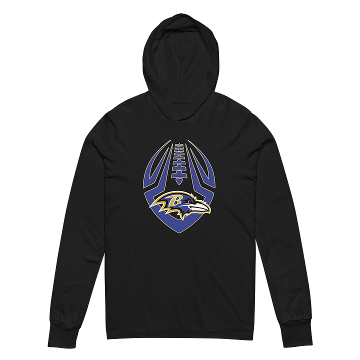 RAVENS - Tribal Football Hooded Long Sleeve Tee product image (2)