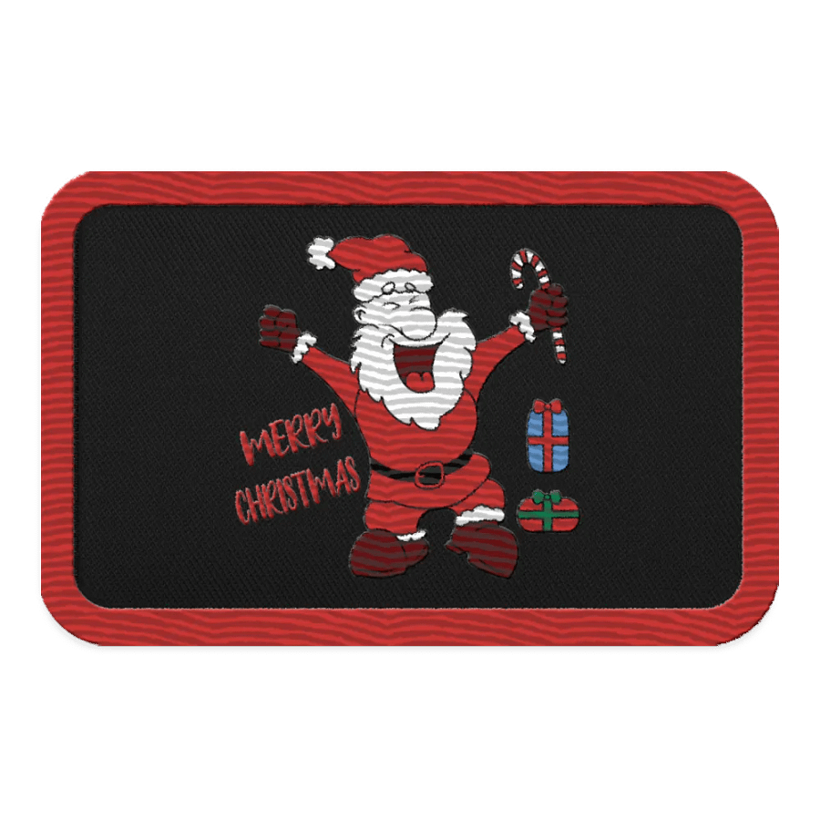Jolly Santa Embroidered Patches product image (1)