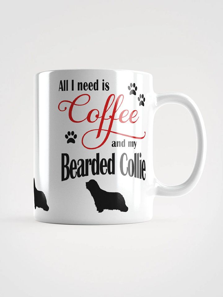 Coffee and my Bearded Collie Mug product image (1)