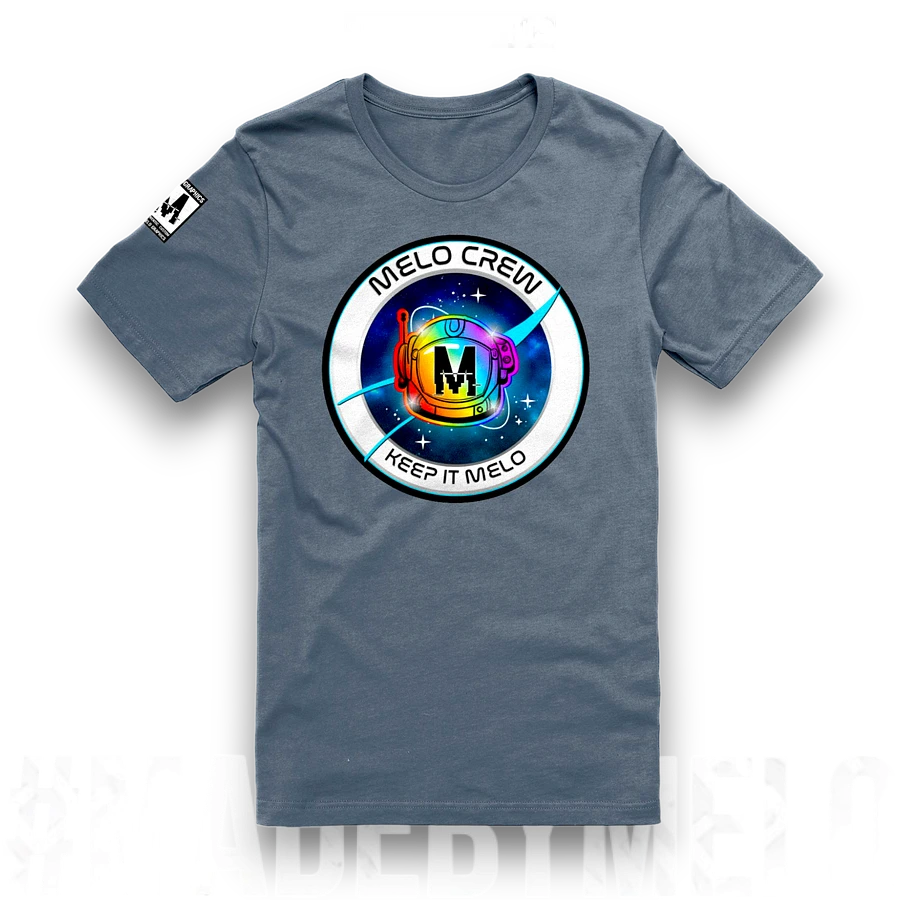 #MeloCrew Badge - Premium T-Shirt | #MadeByMELO product image (1)
