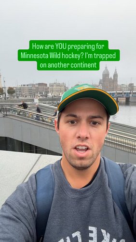 How are YOU preparing for the regular season? @bossman_10k is getting locked in by being trapped in Amsterdam...

#minnesotaw...