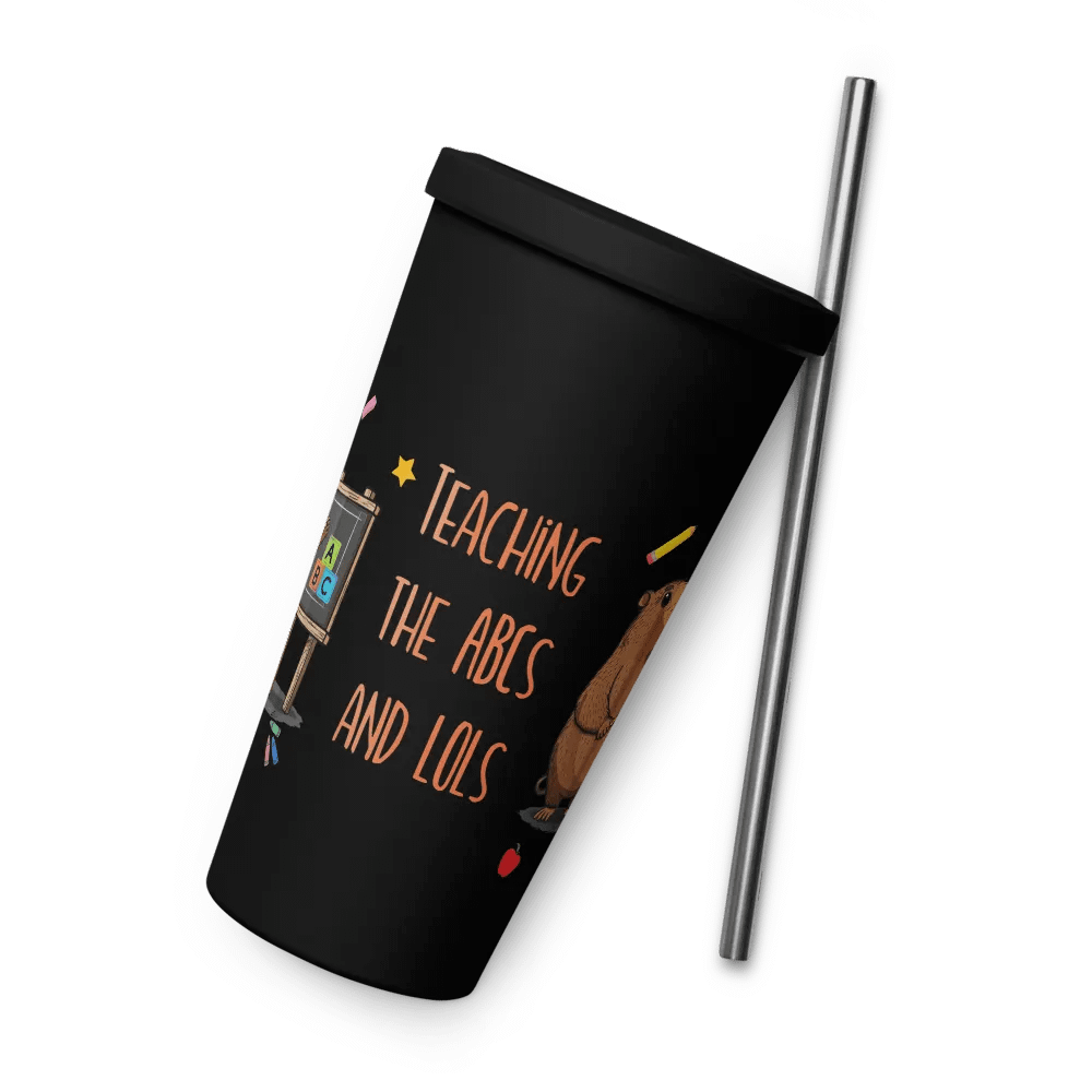 Back To School Capybara Gift For A Teacher - Insulated Coffee Tumbler product image (7)