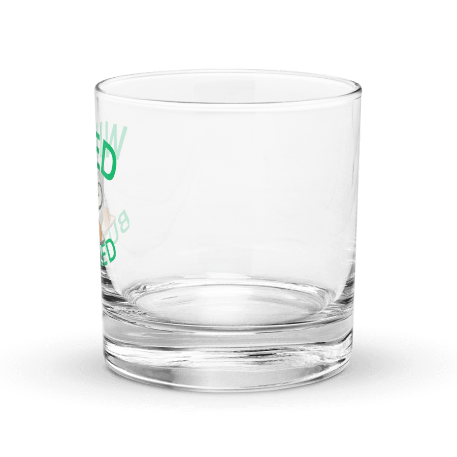 Wired But Tired Rocks Glass product image (2)