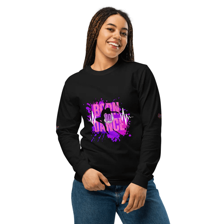 Elegant Dance Her Silhouette Long Sleeve Shirt product image (1)