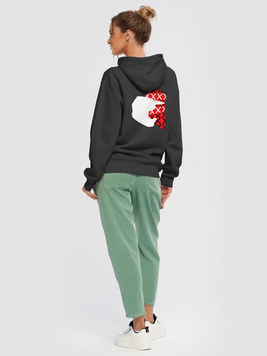Valentine Matching Off-Road Helmet Heart Hoodie (White-Left) product image (3)