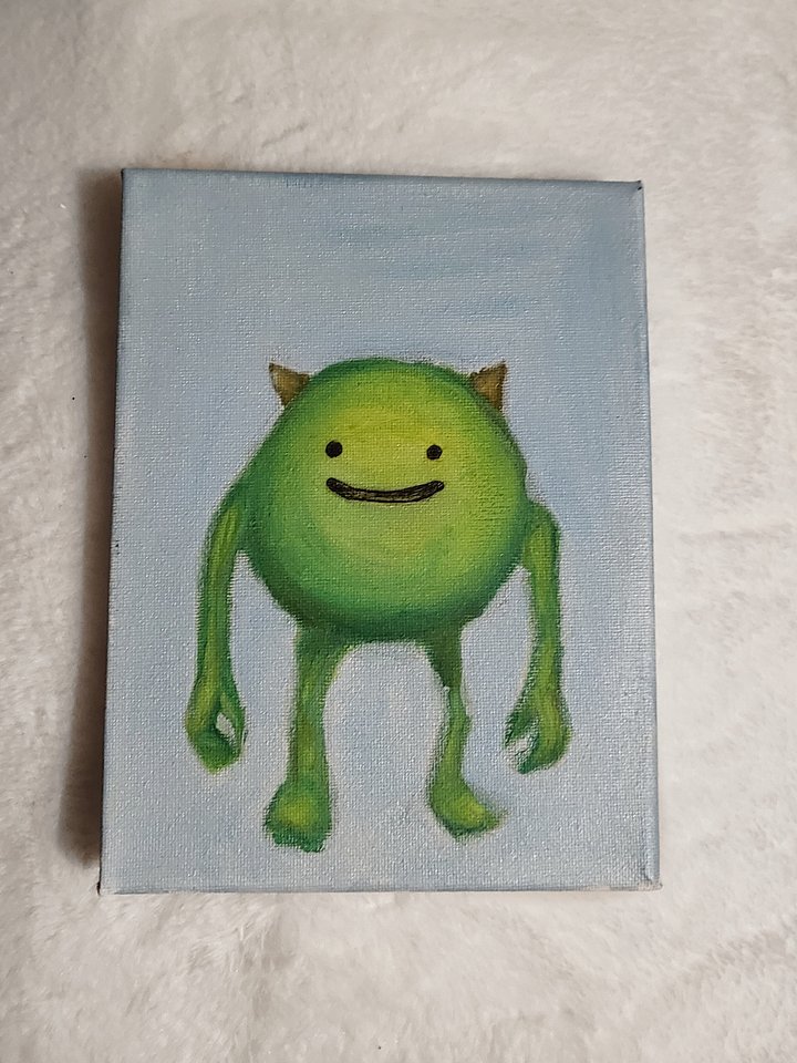 Mike Wazowski painting product image (1)