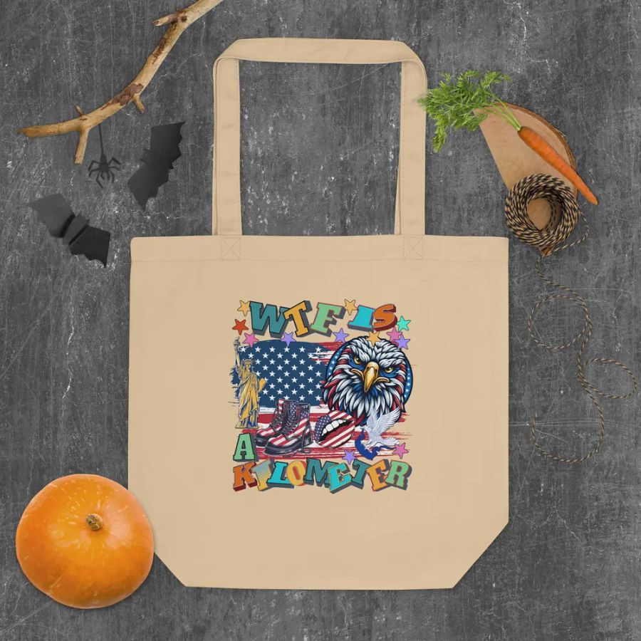 WTF Is A Kilometer Patriotic Tote: product image (5)