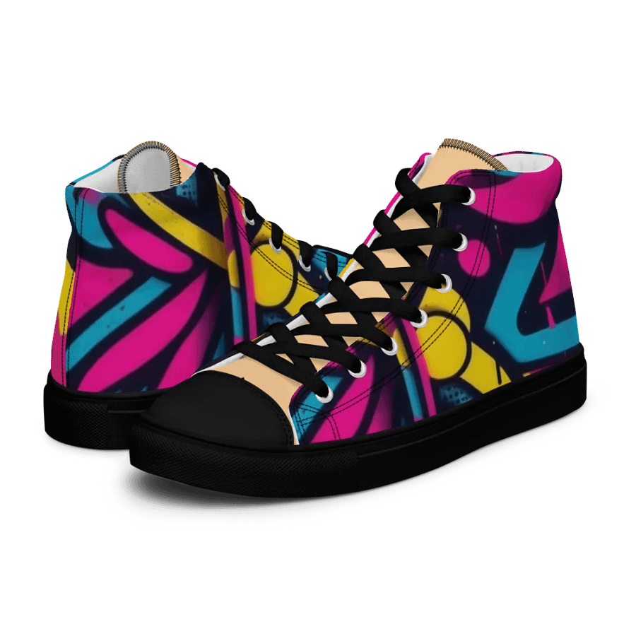 Viral Geometric Graffiti High Tops product image (10)