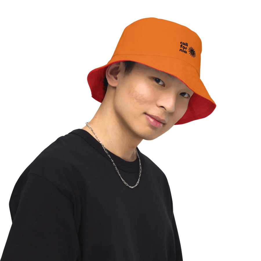 Sunny California Red/Orange Reversible Bucket Hat product image (11)