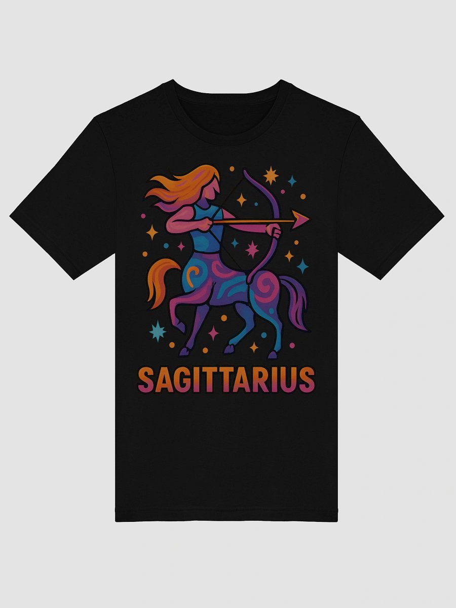 Sagittarius Zodiac Sign T-Shirt – Adventurous & Free-Spirited Star Sign Design product image (5)