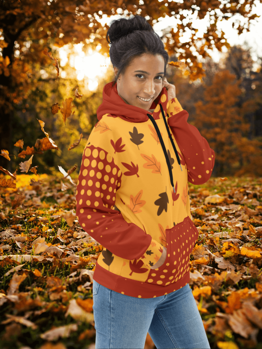 Ochre Leaf Hoodie product image (1)