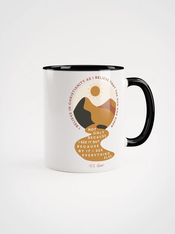 I Believe in Christianity C.S. Lewis Quote Mug product image (2)