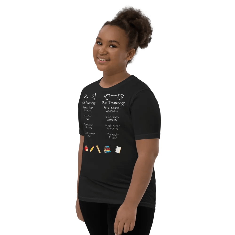 cat & dog school terminology t-shirt product image (11)