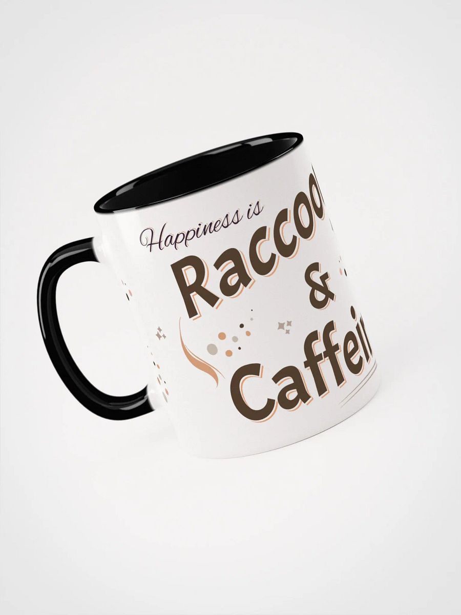 Kawaii Raccoon & Caffeine Ceramic Mug product image (3)