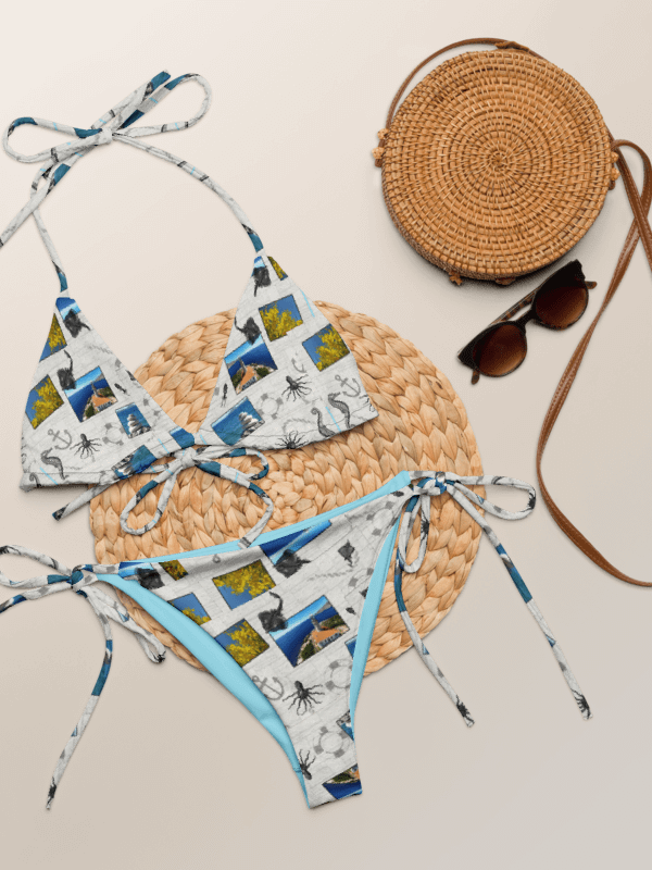 Sea design (photoshop by Dina R.) - Recycled String Bikini product image (9)