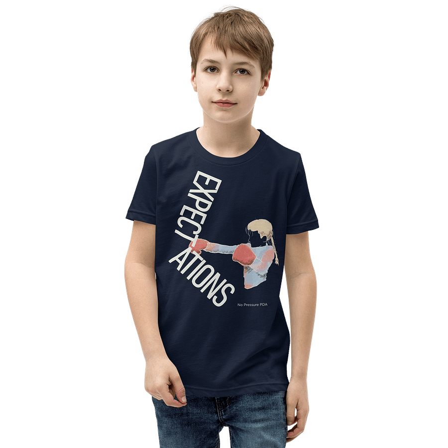 100% cotton Expectations Youth T-Shirt (dark) product image (13)