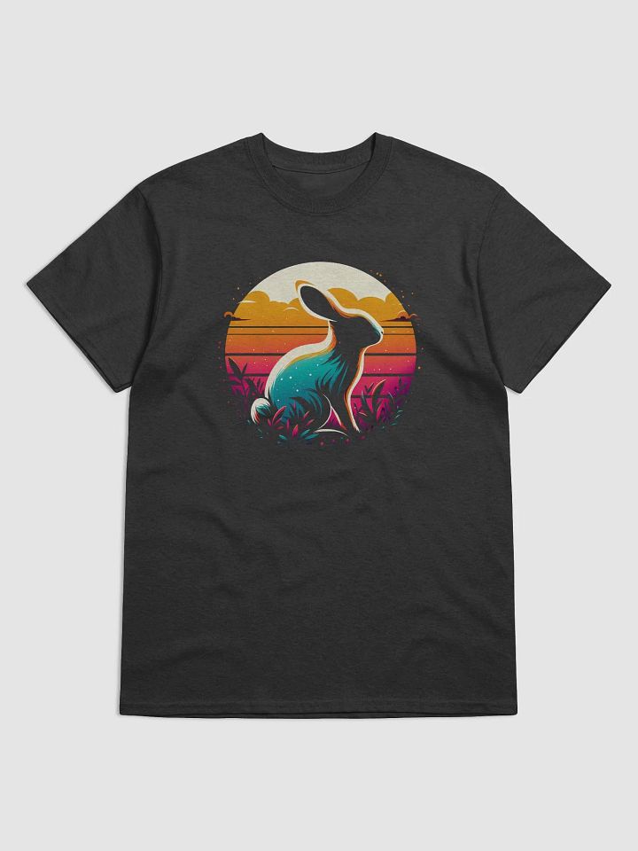 Retro Sunset Bunny Graphic Tee product image (1)