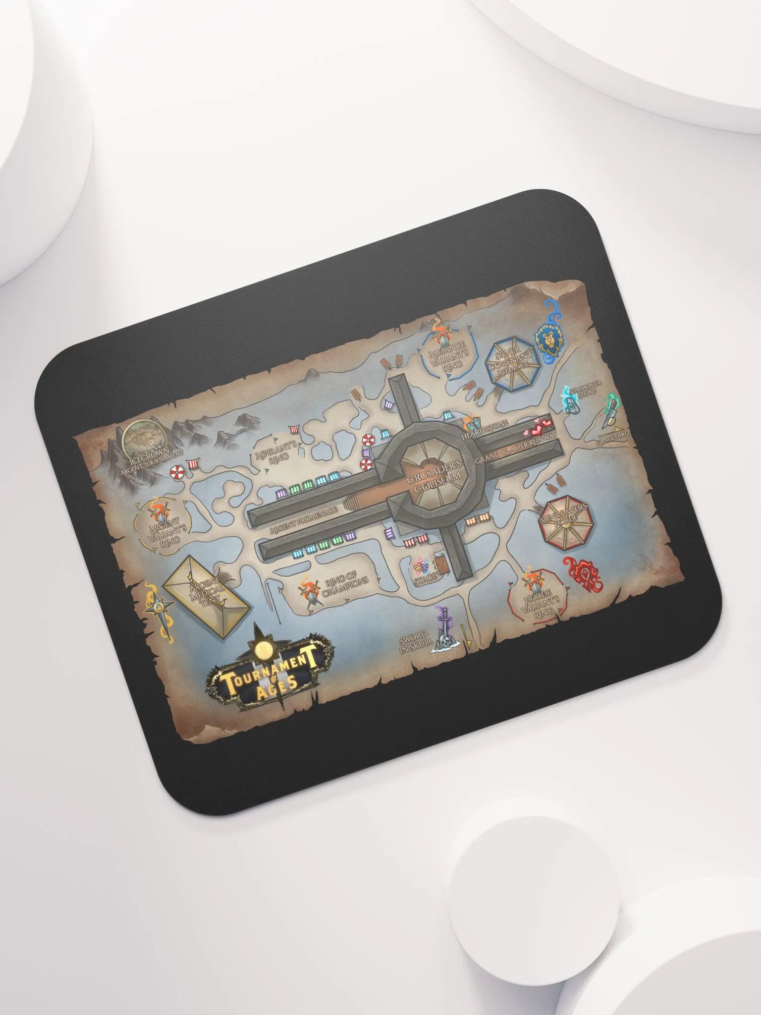 Tournament of Ages - Fairegrounds Map - Mouse Pad product image (7)
