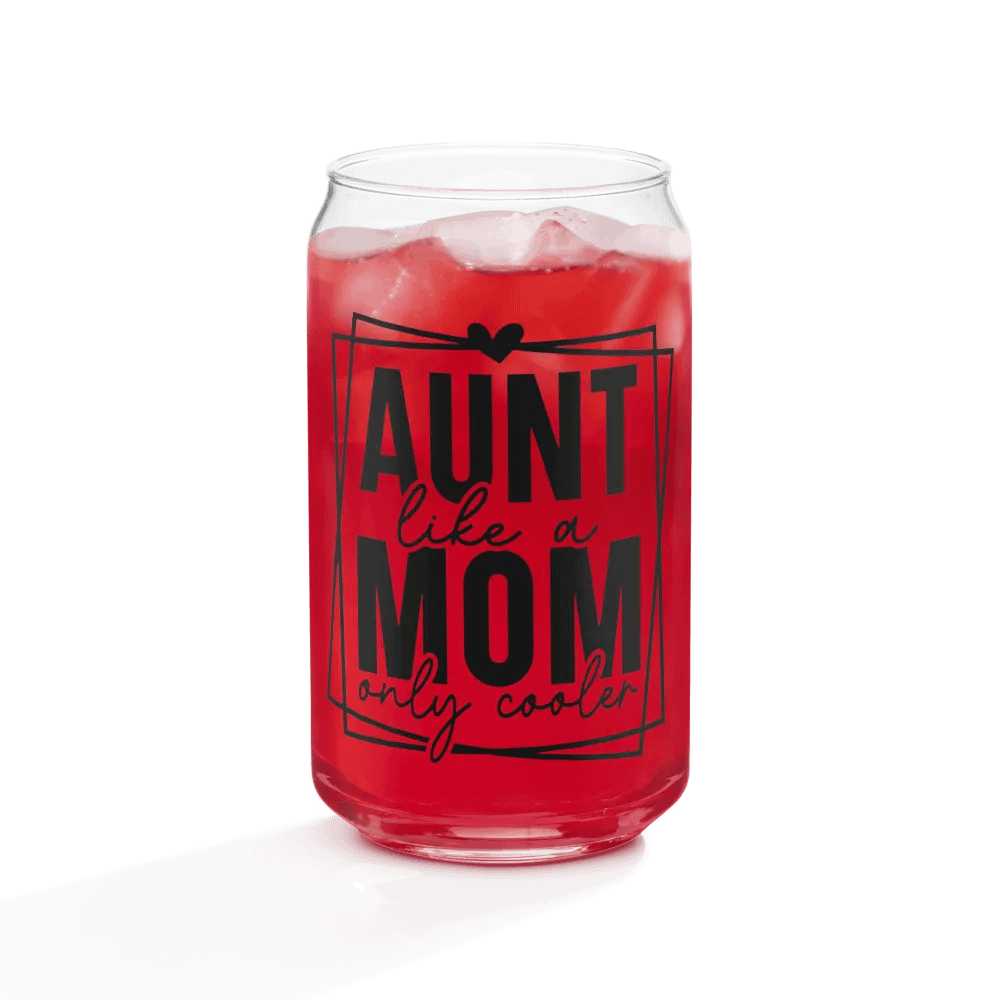 'AUNT like a MOM only cooler' Glass product image (8)