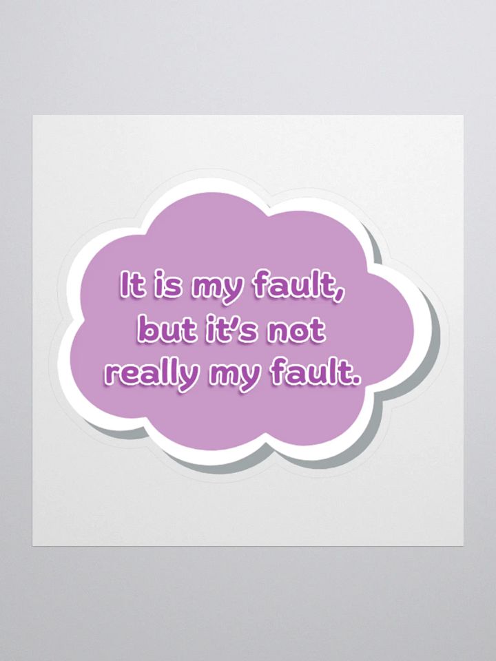 It is my fault product image (1)