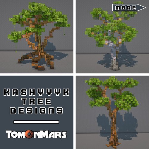 A showcase of my smaller tree designs from my Kashyyyk project!

Built on The Bakery @bakery_builders
Server IP: play.bakery....