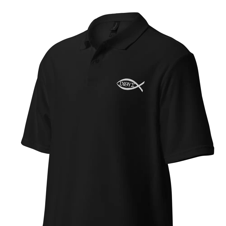 IHTYS Christian Fish Unisex Polo product image (4)