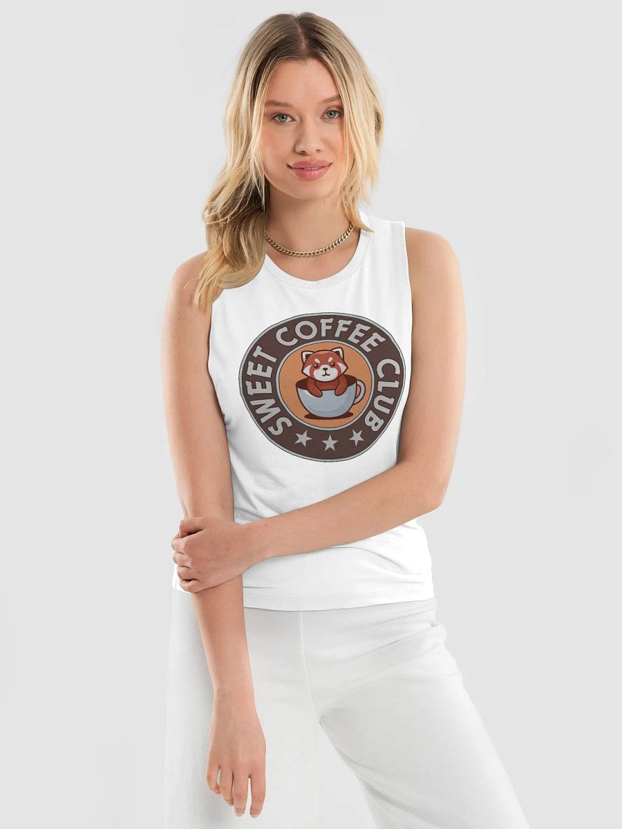 Sweet Coffee Club Red Panda Logo Muscle Tank product image (3)