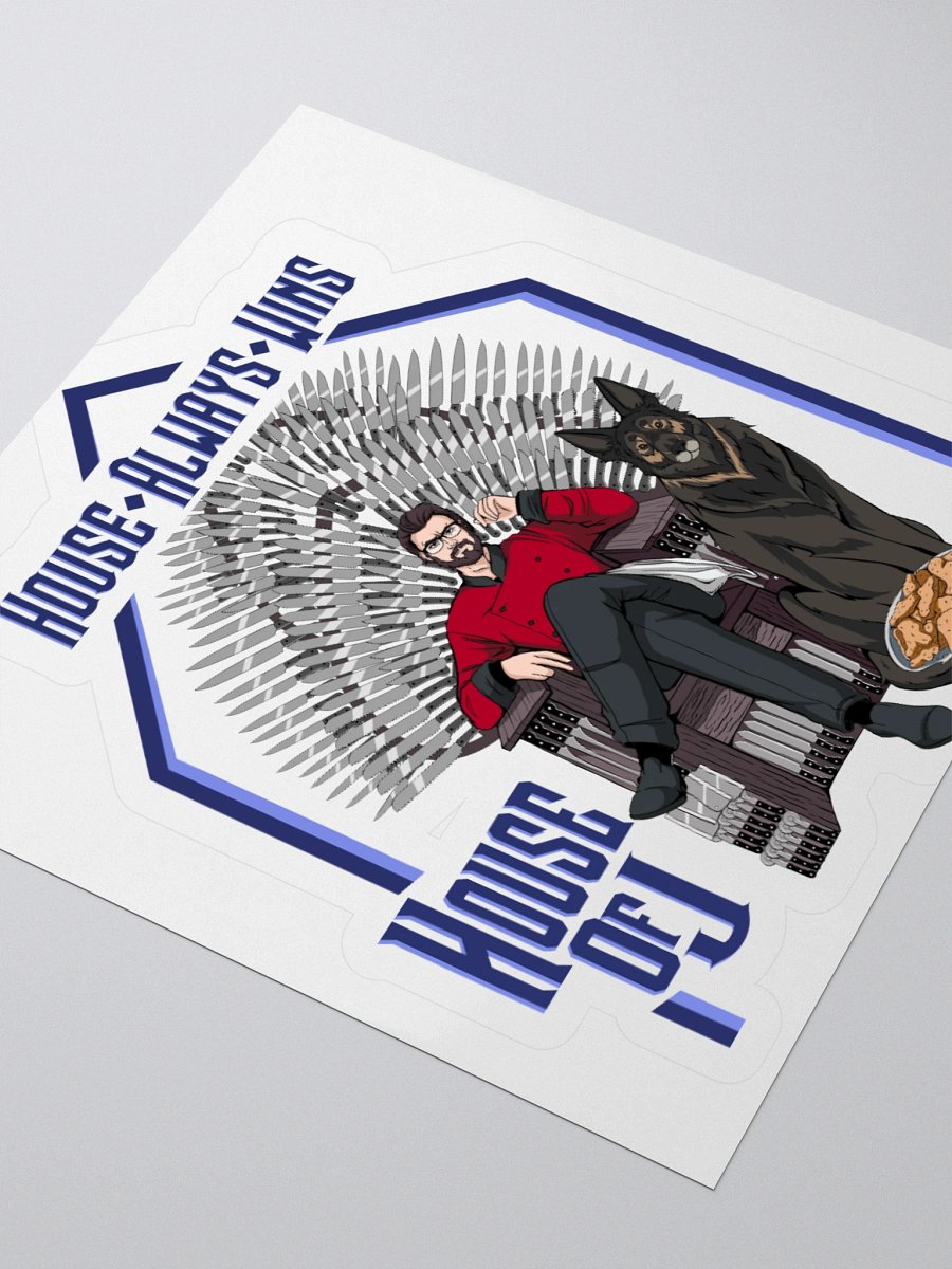 "House Always Wins" Kiss Cut Sticker product image (3)