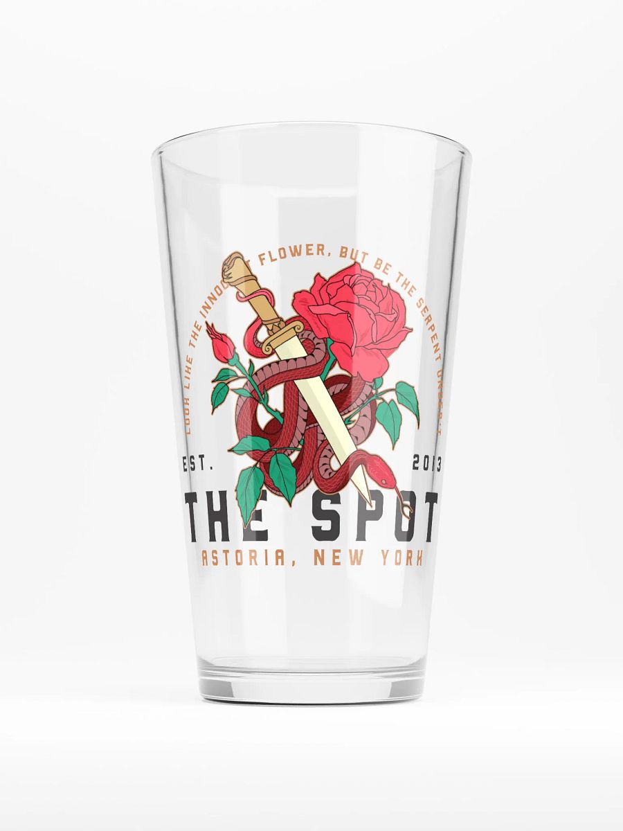 The Spot Snake & Dagger Pint Glass product image (1)