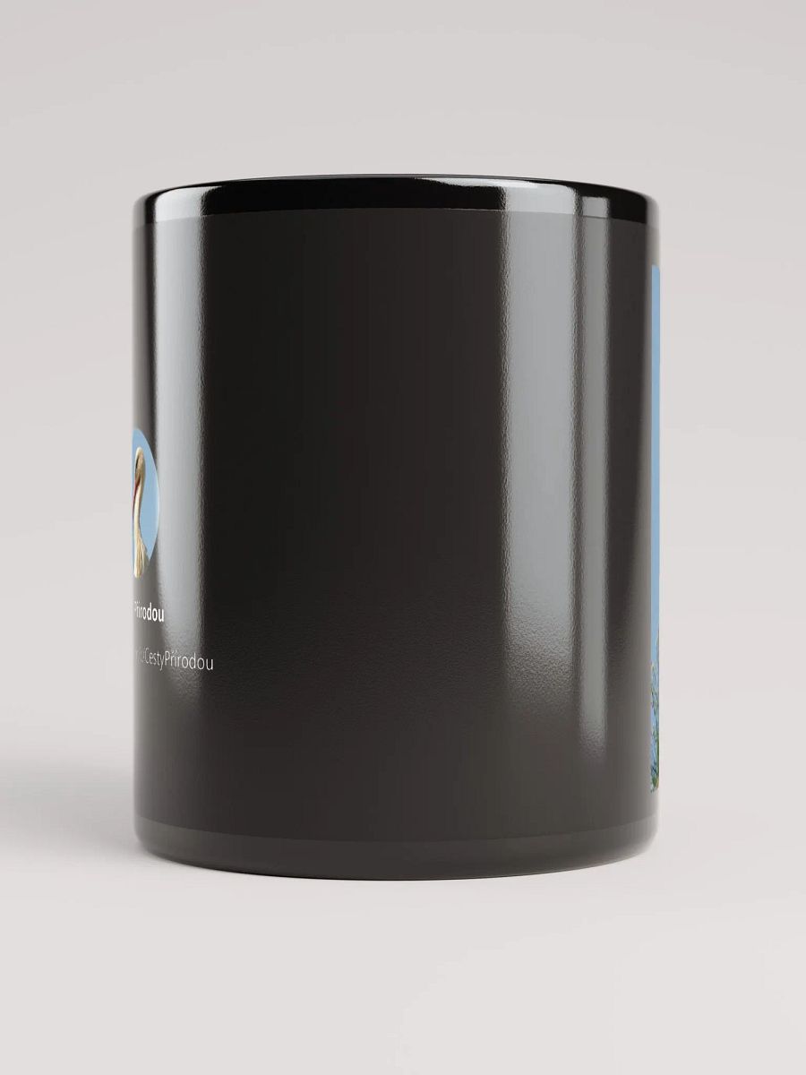 The white stork - Black Glossy Mug product image (5)