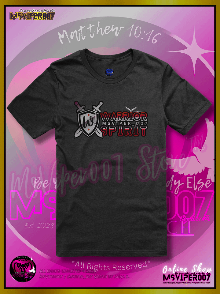 T-Shirt - MsViper007's "Warrior Spirit [red]" T-shirt By Anna H. product image (1)
