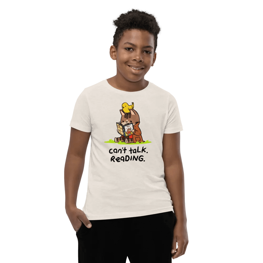 reading t-shirt (kids) product image (2)