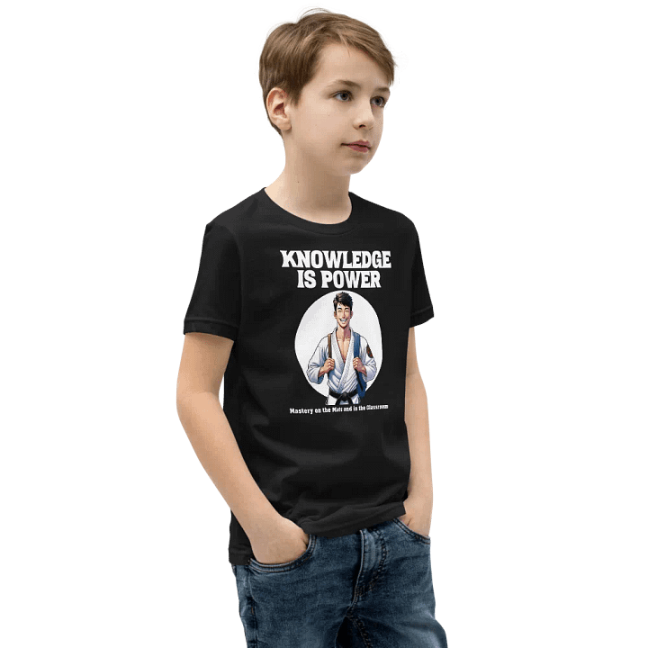 Cheerful Martial Arts Youth T-Shirt product image (2)