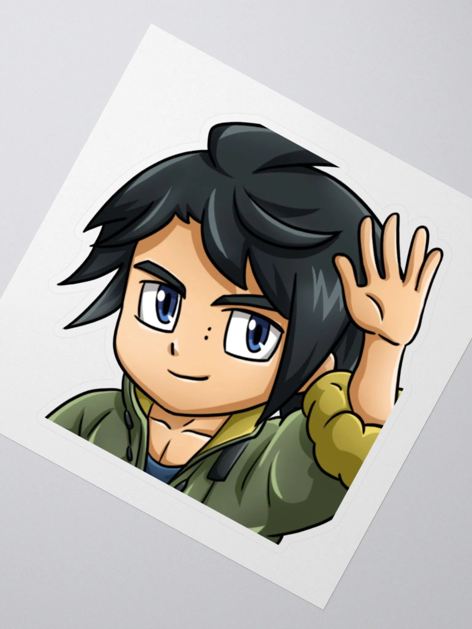 Grizexia Wave Emote Sticker product image (2)