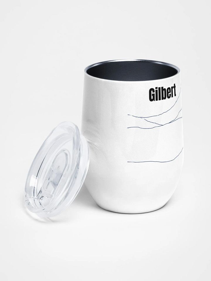Gilbert Peak wine tumbler (plain sketch w/ lettering) product image (2)