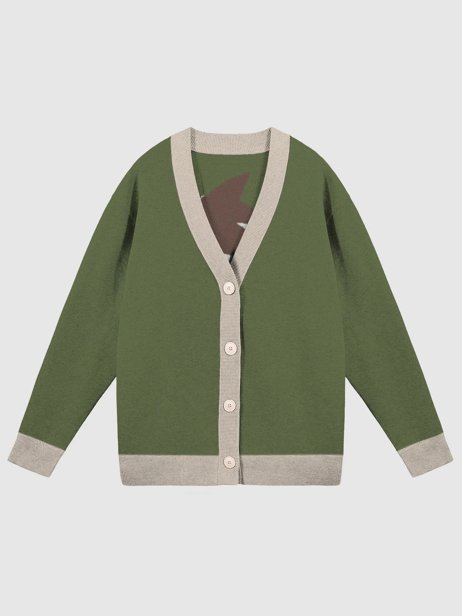 KawaiKitten Earthy Vibe Knitted Cardigan product image (2)