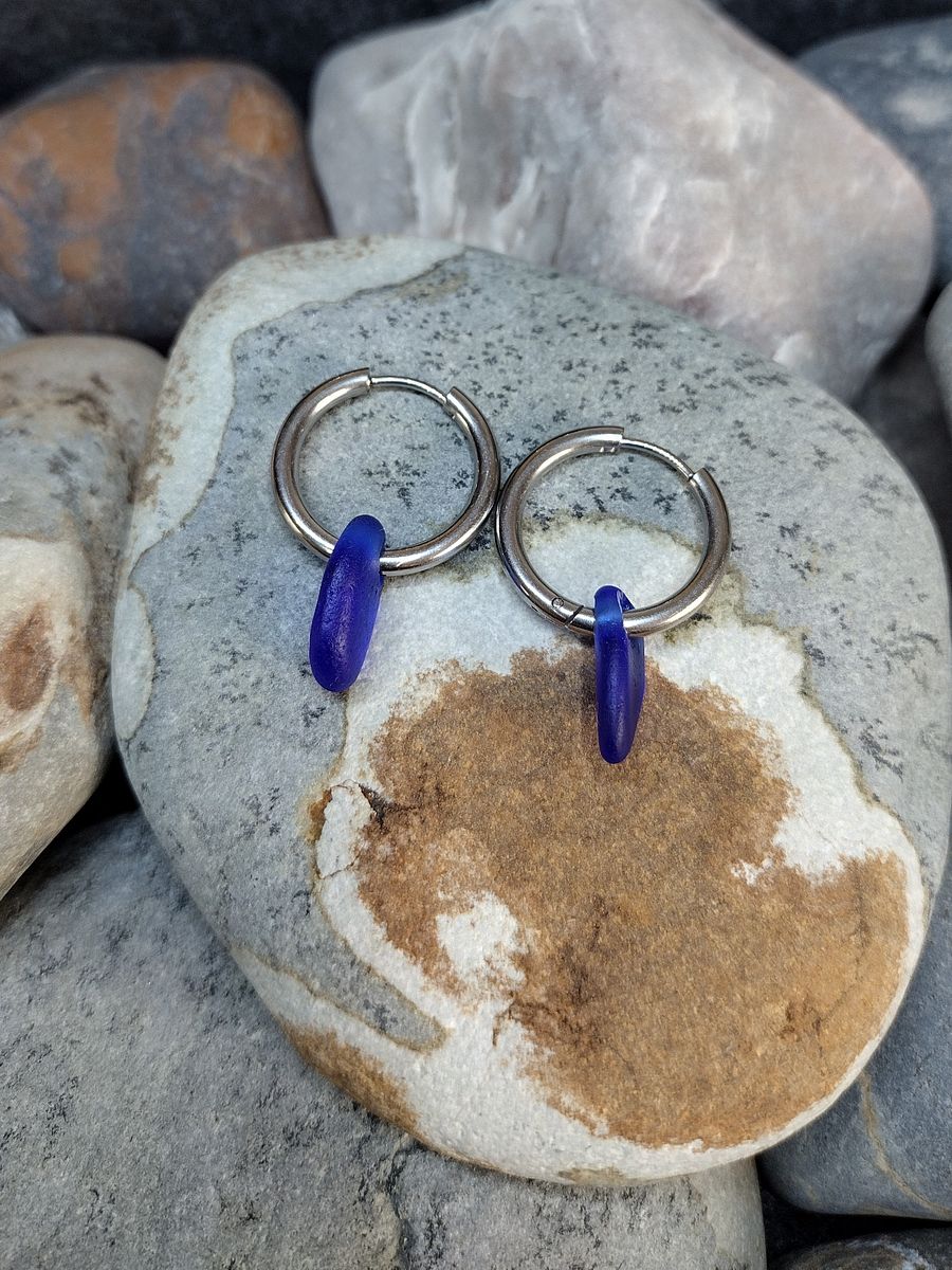 Sea Glass Earrings product image (1)