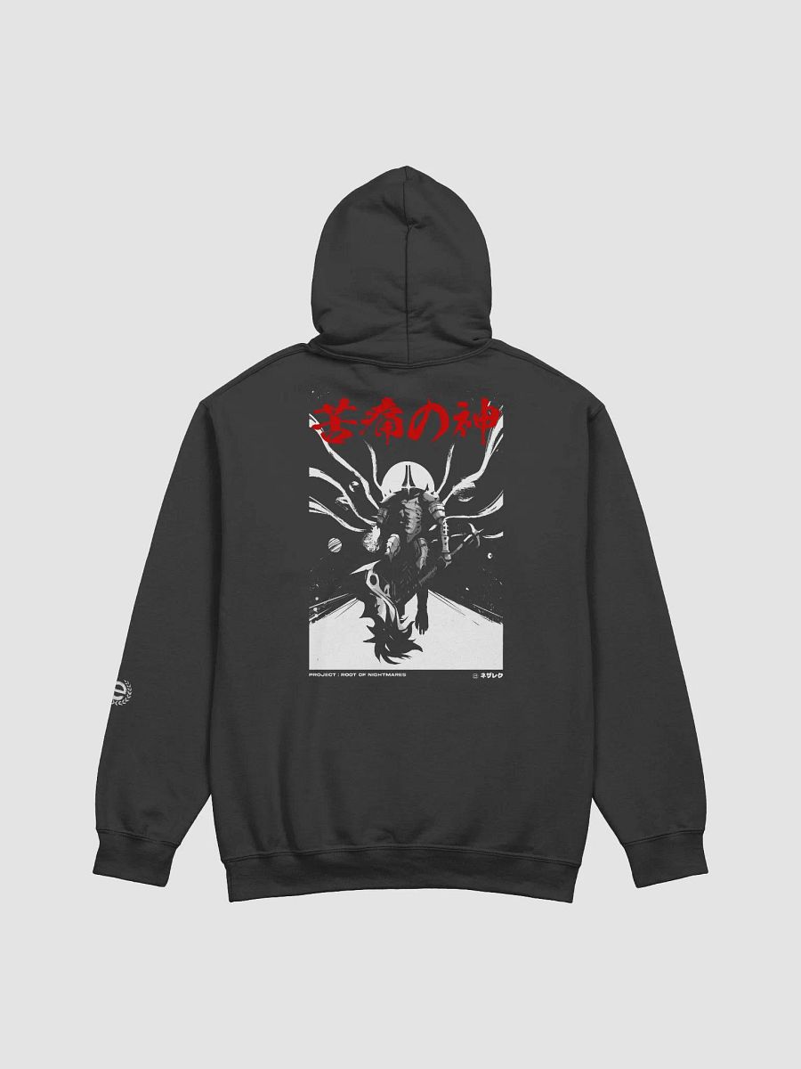 Kanji Handwritten Hoodie [Black/Red] Nezarec Final God of Pain product image (2)