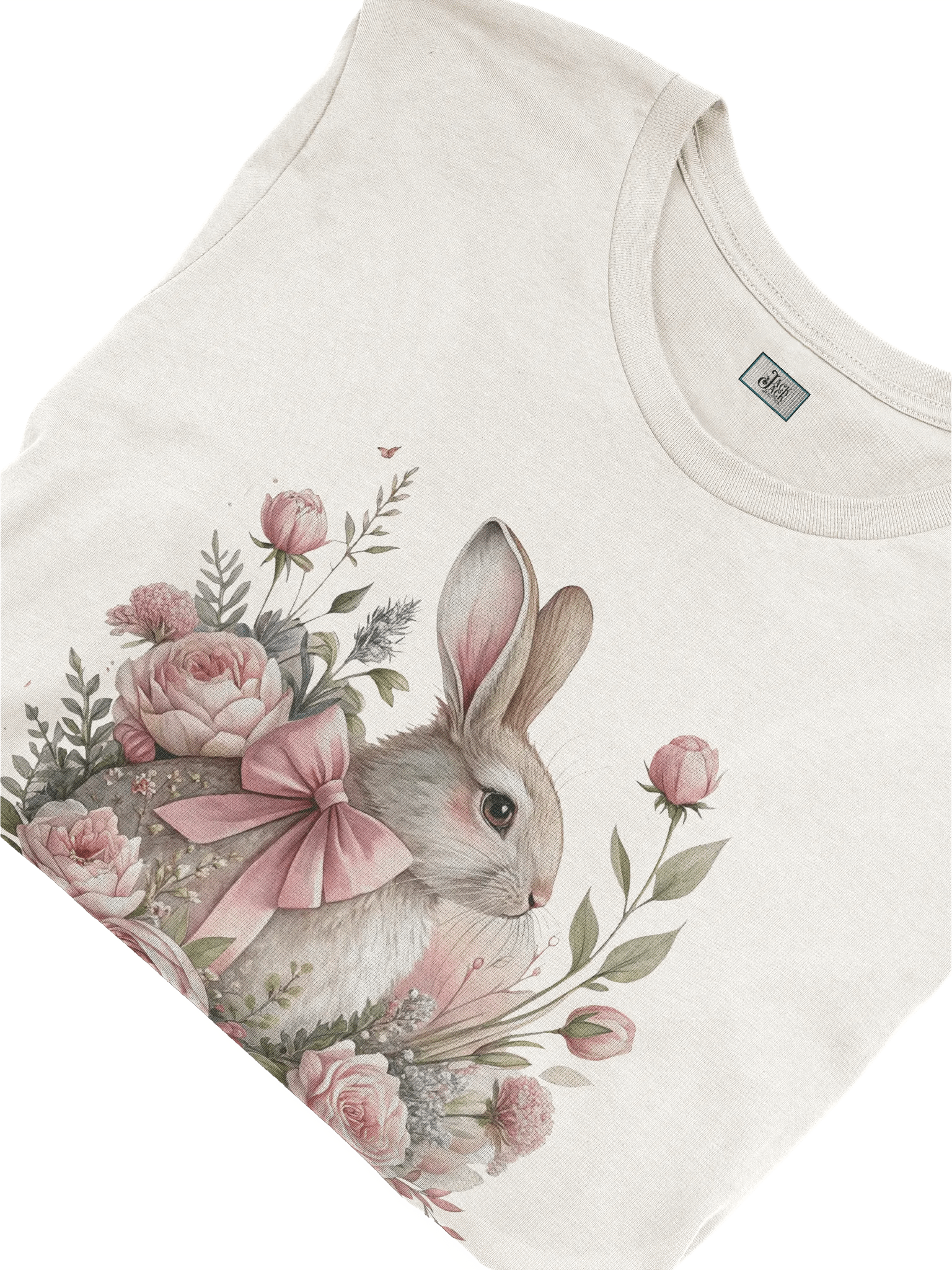Floral Bunny Bliss T-Shirt product image (4)