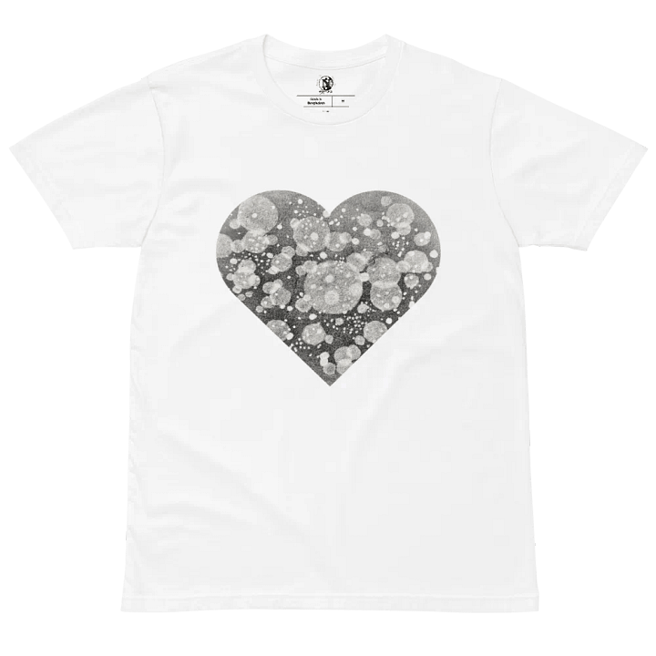 Nashīnasu - Light Particles Heart White T-Shirt product image (2)