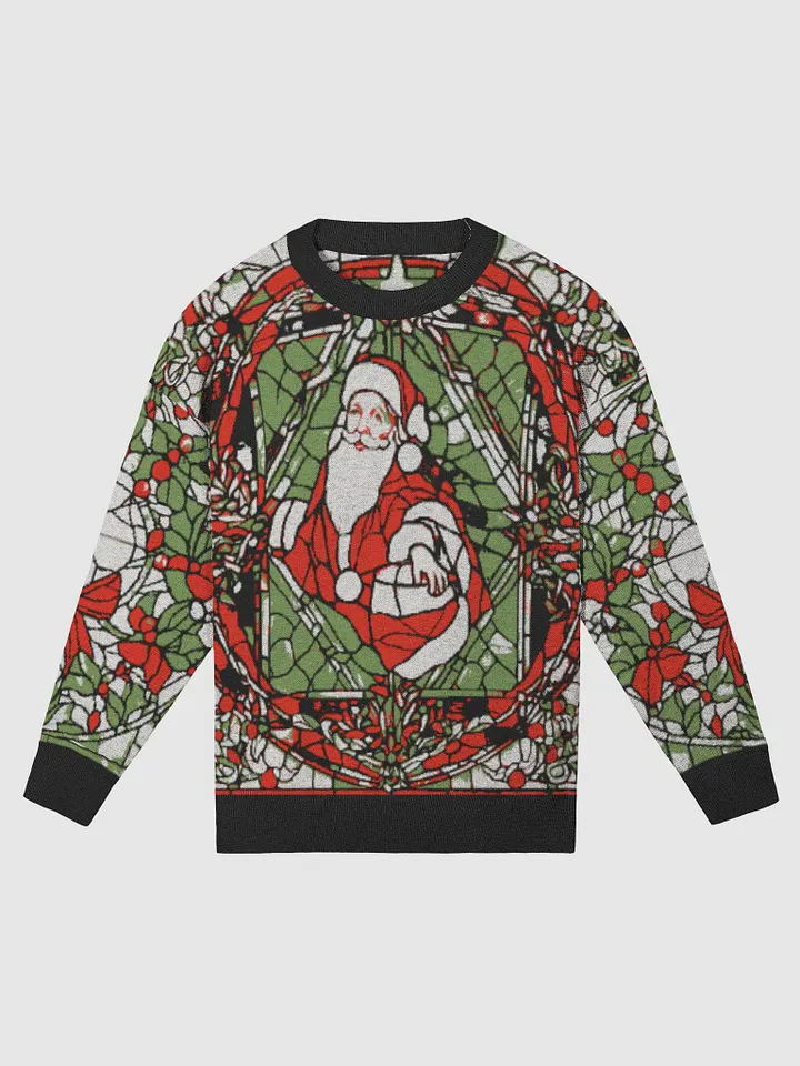Stained Glass Santa Relaxed Fit Sweater (Exclusive) product image (4)