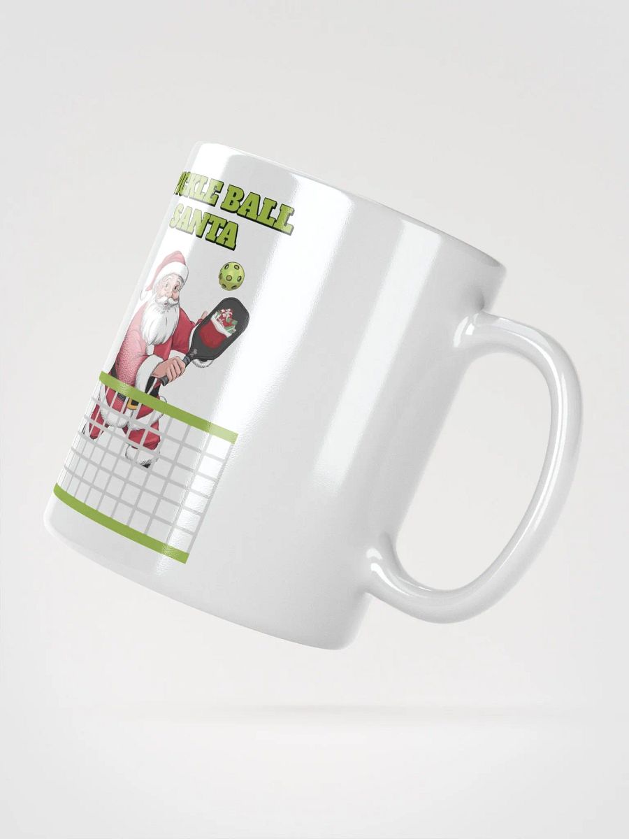 Pickle Ball Santa - Christmas Design White Mug product image (6)