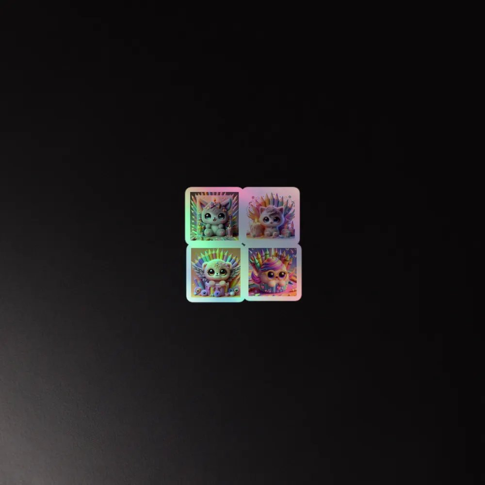 Magical Kittens Holographic Sticker Sheet product image (4)