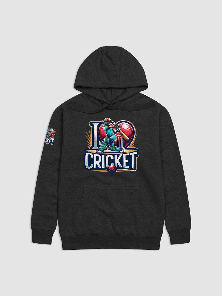 I Love Cricket Hoodie - Cozy Apparel for Cricket Fans product image (12)