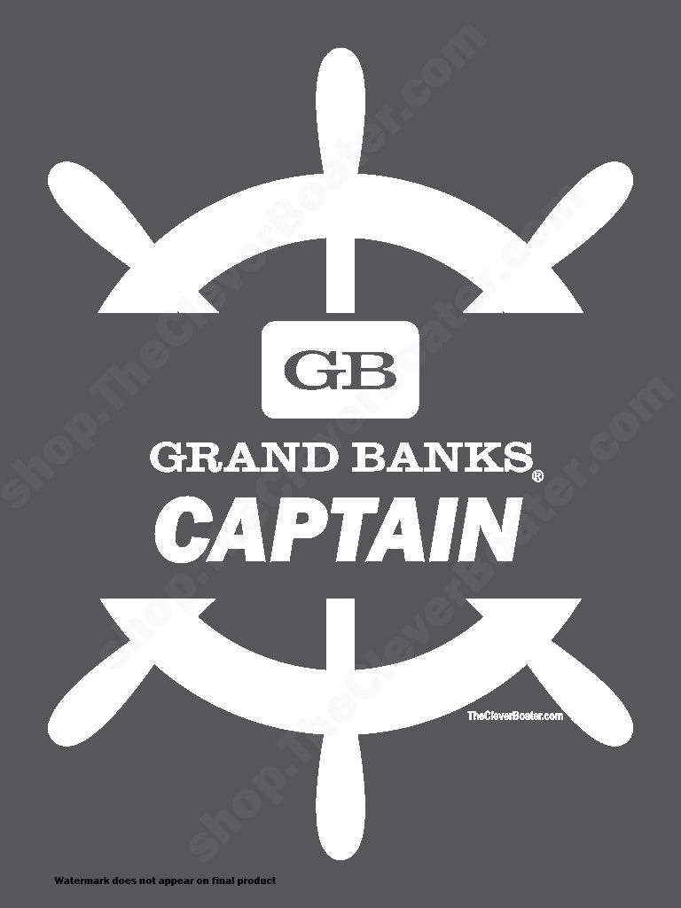 Grand Banks Captain - T-Shirt - Dark Shirt w/White Logo product image (2)