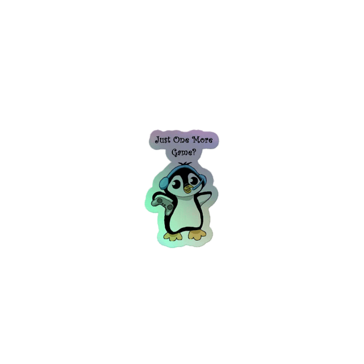 Just one more game? sticker product image (1)