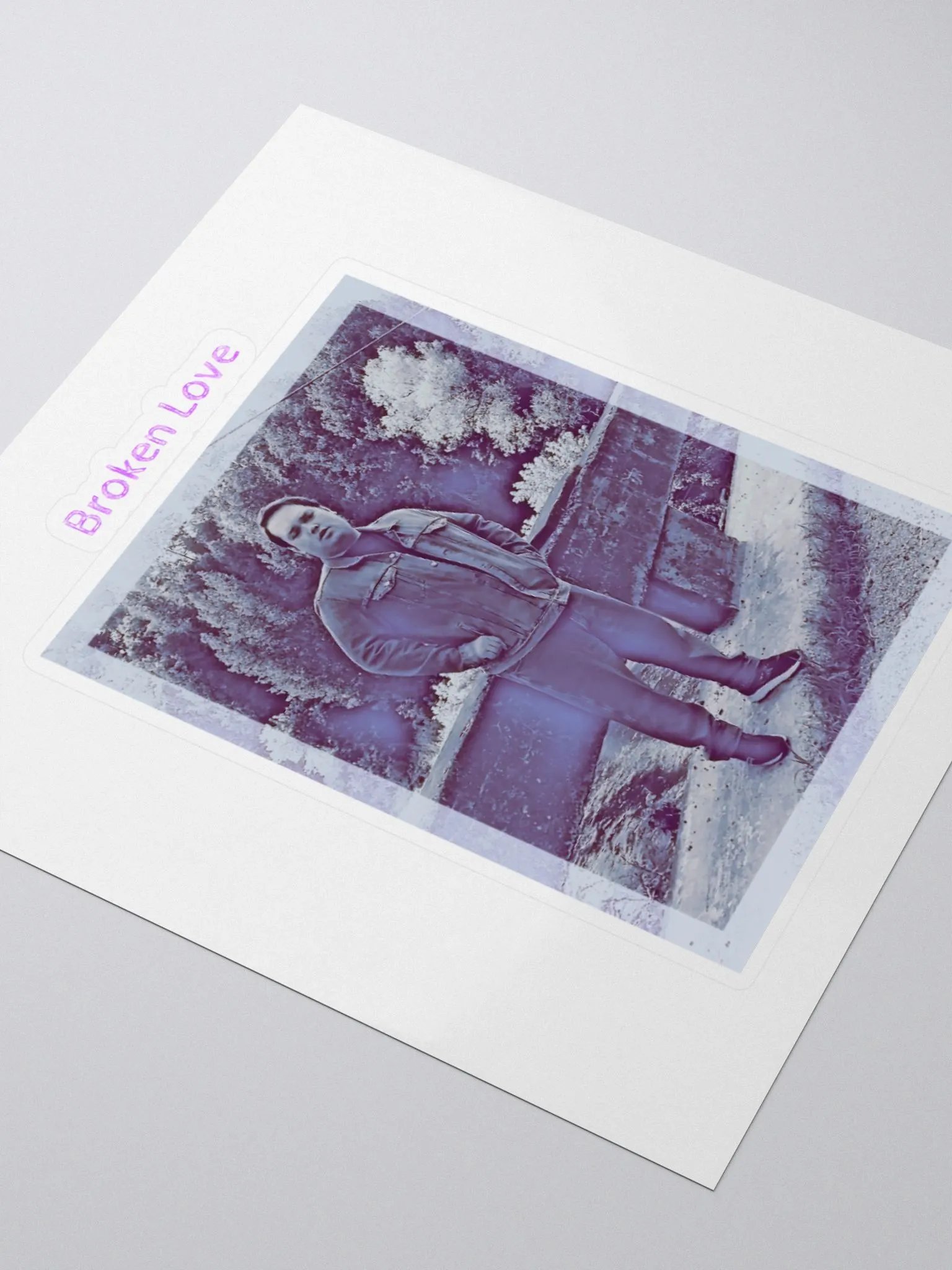 Broken Love Cover Art Sticker product image (10)