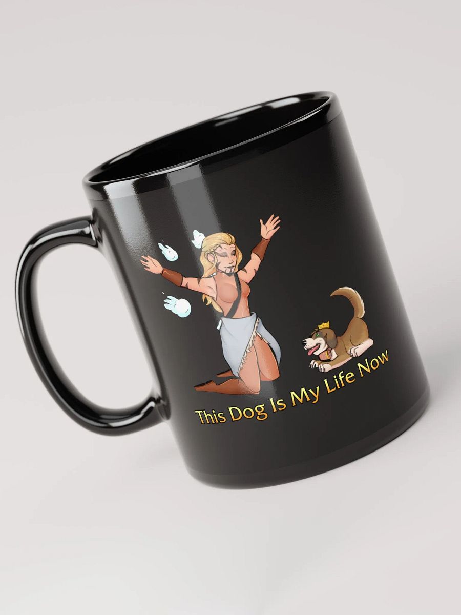 Cursed Edition - This Dog Is My Life Now - Black Glossy Mug product image (3)